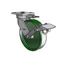 4.08189.131 MTG61 BRK1 EL Colson Kingpinless Swivel Caster