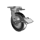 4.08189.331 MTG61 BRK1 LH10.125 TG1 Colson Kingpinless Swivel Caster