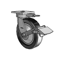 4.08189.335 MTG61 BRK1 TG1 Colson Kingpinless Swivel Caster