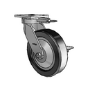 4.08189.339 MTG61 BRK3 LH10.125 EL TG1 Colson Kingpinless Swivel Caster