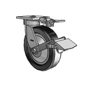 4.08189.339 MTG81 BRK1 TG1 Colson Kingpinless Swivel Caster