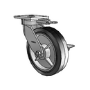 4.08189.451.2 MTG61 BRK3 EL Colson Kingpinless Swivel Caster