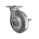 4.08189.451 BRK3 TG1 Colson Kingpinless Swivel Caster