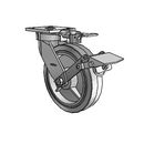 4.08189.451 MTG81 BRK1 EL Colson Kingpinless Swivel Caster