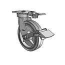 4.08189.451 MTG81 BRK1 LH10.125 Colson Kingpinless Swivel Caster