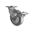 4.08189.455 BRK1 EL TG2 Colson Kingpinless Swivel Caster
