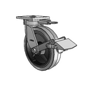4.08189.455 COND MTG61 BRK1 Colson Kingpinless Swivel Caster