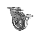 4.08189.455 MTG61 BRK1 EL Colson Kingpinless Swivel Caster
