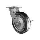 4.08189.459.2 BRK3 EL TG1 Colson Kingpinless Swivel Caster