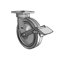 4.08189.459 BRK1 TG2 Colson Kingpinless Swivel Caster