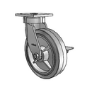 4.08189.459 BRK3 LH10.125 Colson Kingpinless Swivel Caster