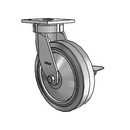 4.08189.459 BRK3 LH10.125 TG2 Colson Kingpinless Swivel Caster