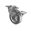 4.08189.459 MTG61 BRK1 EL Colson Kingpinless Swivel Caster
