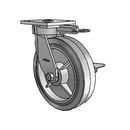 4.08189.459 MTG61 BRK3 Colson Kingpinless Swivel Caster