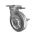 4.08189.459 MTG61 BRK3 LH10.125 Colson Kingpinless Swivel Caster