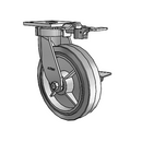 4.08189.459 MTG81 BRK3 LH10.125 Colson Kingpinless Swivel Caster