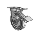 4.08189.4P5 MTG81 BRK1 TG1 Colson Kingpinless Swivel Caster