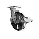 4.08189.534 BRK1 LH10.125 Colson Kingpinless Swivel Caster