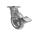 4.08189.551 BRK1 LH10.125 Colson Kingpinless Swivel Caster
