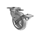 4.08189.551 MTG61 BRK1 EL Colson Kingpinless Swivel Caster