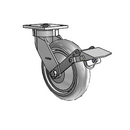 4.08189.555 BRK1 EL TG1 Colson Kingpinless Swivel Caster