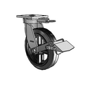 4.08189.641.7 MTG61 BRK1 LH10.125 Colson Kingpinless Swivel Caster