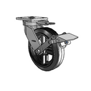 4.08189.649.7 MTG61 BRK1 EL Colson Kingpinless Swivel Caster