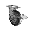 4.08189.831 EN MTG61 BRK1 LH10.125 TG1 Colson Kingpinless Swivel Caster
