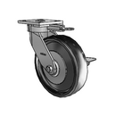 4.08189.831 EN MTG61 BRK3 EL TG1 Colson Kingpinless Swivel Caster