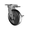 4.08189.831 EN MTG61 BRK3 LH10.125 Colson Kingpinless Swivel Caster