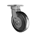 4.08189.835 EN LH10.125 TG1 Colson Kingpinless Swivel Caster