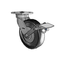 4.08189.839 EN BRK1 EL TG1 Colson Kingpinless Swivel Caster