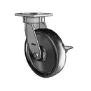 4.08189.839 EN BRK3 LH10.125 Colson Kingpinless Swivel Caster