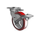 4.08189.921 MTG61 BRK1 EL Colson Kingpinless Swivel Caster