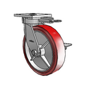 4.08189.921 MTG61 BRK3 Colson Kingpinless Swivel Caster