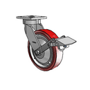 4.08189.925 BRK1 LH10.125 EL TG1 Colson Kingpinless Swivel Caster