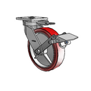 4.08189.925 MTG61 BRK1 EL Colson Kingpinless Swivel Caster