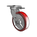 4.08189.925 MTG61 LH10.125 EL Colson Kingpinless Swivel Caster