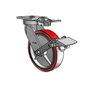 4.08189.925 MTG81 BRK1 LH10.125 EL Colson Kingpinless Swivel Caster