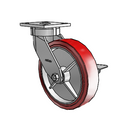4.08189.929 BRK3 EL Colson Kingpinless Swivel Caster
