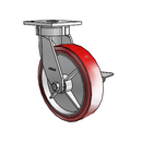 4.08189.929 BRK3 LH10.125 Colson Kingpinless Swivel Caster