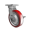 4.08189.929 BRK3 LH10.125 TG1 Colson Kingpinless Swivel Caster