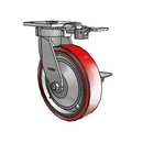 4.08189.929 MTG81 BRK3 LH10.125 TG1 Colson Kingpinless Swivel Caster