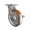 4.08189.931.3 BRK3 LH10.125 Colson Kingpinless Swivel Caster