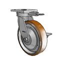 4.08189.931.3 MTG61 BRK3 LH10.125 TG1 Colson Kingpinless Swivel Caster