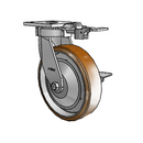4.08189.931.3 MTG81 BRK3 LH10.125 TG1 Colson Kingpinless Swivel Caster