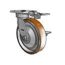 4.08189.931.3 MTG81 BRK3 TG1 Colson Kingpinless Swivel Caster