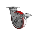 4.08189.931 BRK1 EL TG1 Colson Kingpinless Swivel Caster