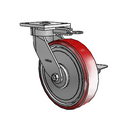 4.08189.931 MTG61 BRK3 EL TG1 Colson Kingpinless Swivel Caster