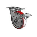 4.08189.931 MTG81 BRK1 EL TG1 Colson Kingpinless Swivel Caster
